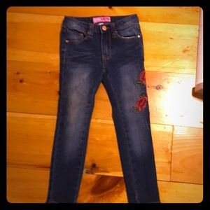 Girls detailed jegging sz6